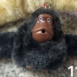 Schlüsselanhänger Affe 8 cm