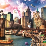 Puzzle Katzen in New York 1000 Teile