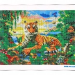 Diamant-Malerei König des Dschungels 40x30 cm