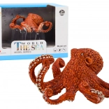 Oktopus Figur Orange 10 cm