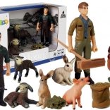 Figurenset Bauernhof: Haustiere und Bauer