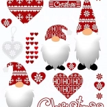 Weihnachtsbügelbilder Gnome