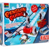 Kinder-Arcadespiel „Curling mit Pinguinen“