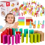 Holz-Domino für Kinder Bären 105 Stk CLASSIC WORLD