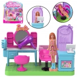 Barbie Mini BarbieLand - Friseursalon mit beweglicher Mini Barbie-Puppe