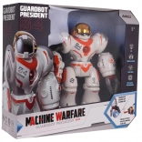 Weißer und orangener ferngesteuerter Multifunktionsroboter