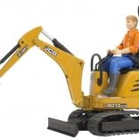Bruder Minibagger JCB 8010 CTS mit Figur