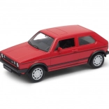 Welly Volkswagen Golf I GTI 1:34 rotes Automodell