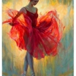 Diamantmosaik - Ballerina