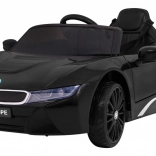 Elektrisches Kinderauto BMW i8 Coupé mit Fernsteuerung, schwarz