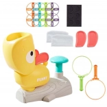 Woopie Geschicklichkeitsspiel Fang den Frisbee mit Diskusschleuder