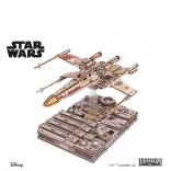 Ugears Star Wars X-Wing Jäger Luke Skywalker hölzernes 3D mechanisches Puzzle