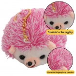 Plüsch Igel Anhänger Rosa 9 cm
