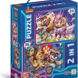 Kinderpuzzle Paw Patrol Pfoten retten die Welt 2in1
