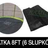 Schutznetz SkyRamiz für Gartentrampolin 244 cm (8 ft) – 6 Hüllen für die Pfosten