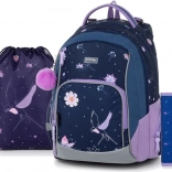 Schulset OXY GO Blumen – Rucksack, Turnbeutel und Federmäppchen