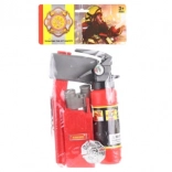Feuerwehr-Set für Kinder mit Wasserfeuerlöscher und Zubehör