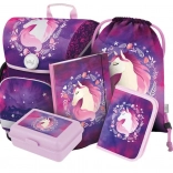 Schulsatz BAAGL Pferd: Schultasche, Federmäppchen, Beutel, Mappen, Box