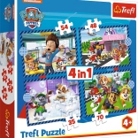 Puzzle 4-in-1 Paw Patrol – Hundegeschichten