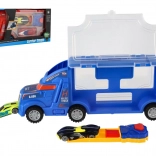 Plastik-LKW-Transporter mit Spielzeugautos, 28 cm, 2 Farben