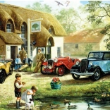 Puzzle Entenfütterung 500 Teile