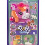 Polly Pocket Pony-Rodeo – kompaktes Set mit Mikropuppe und Zubehör