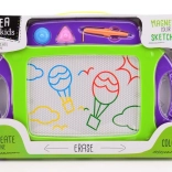 Große bunte Zeichentafel mit Stift