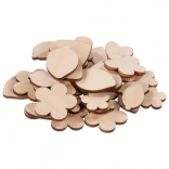 Holzscheiben – kreative Blümchen