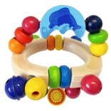 Holz-Rassel mit Delfin