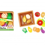 Lebensmittelkiste für die Kinderküche