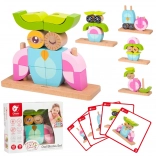 Kreative 3D‑Holzbausteine Eule CLASSIC WORLD