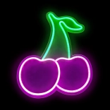 2Kids Toys LED Neon Lampe Kirsche