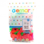 Fluoreszierende Ballons 100 Stk