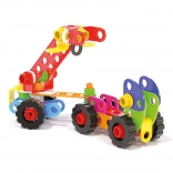 quercetti baukasten tecno jumbo toolbox – tragbarer koffer mit 84 teilen