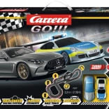 Carrera GO Autorennbahn Chase’n Race 5,3 m mit MERCEDES-AMG GT 63 und PORSCHE 911 GT3