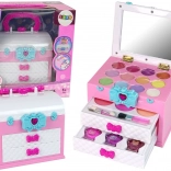 Kinder-Schminkkoffer rosa und weiß