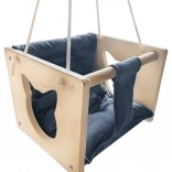 Holzschaukel für Kinder Katze