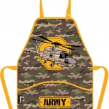 Kinder-Schürze mit Helikopter-Motiv