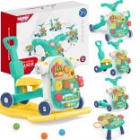 Multifunktionaler 5-in-1-Lauflernwagen WOOPIE BABY blau 1+