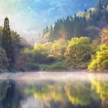 Puzzle 1000 Stk. See Seryang-ji Panorama