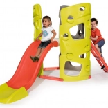 Smoby großes Kinderspielplatz – Kletterturm mit 150 cm Rutsche
