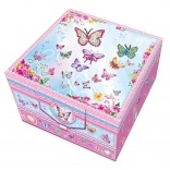 geheimes zweiteiliges Briefpapier‑Set mit Zierfeder