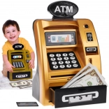 Goldener Kinderbankautomat Versteckspielzeug