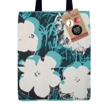 Canvas-Tasche mit Blumen Andy Warhol