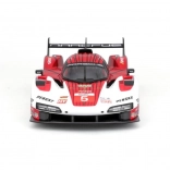 Metallmodell Auto 1:24 Bburago Porsche 963 Weiß/Rot #5