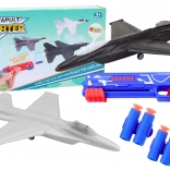 Zweifunktionale blaue Pistole mit Flugzeugabschuss