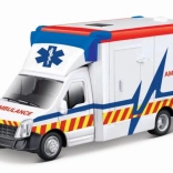 Krankenwagen mit Trage Bburago 1:43