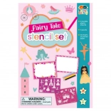 Feen-Schablonen – Kreativset mit Buntstiften