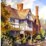 Norimpex Diamantmalerei Landhaus 30x40 cm