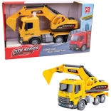 Bau-Lkw mit Schwungrad, Licht und Sound, 25 × 8 × 14 cm